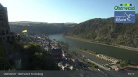 Archiv Foto Webcam Oberwesel Schönburg 18:00