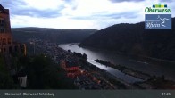 Archiv Foto Webcam Oberwesel Schönburg 04:00