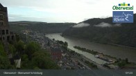 Archiv Foto Webcam Oberwesel Schönburg 06:00