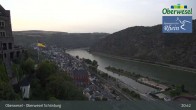 Archiv Foto Webcam Oberwesel Schönburg 20:00