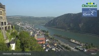 Archiv Foto Webcam Oberwesel Schönburg 08:00