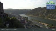 Archiv Foto Webcam Oberwesel Schönburg 18:00