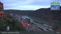 Archiv Foto Webcam Oberwesel Schönburg 02:00