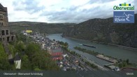 Archiv Foto Webcam Oberwesel Schönburg 09:00