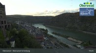 Archiv Foto Webcam Oberwesel Schönburg 18:00