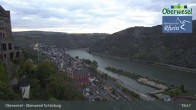 Archiv Foto Webcam Oberwesel Schönburg 02:00