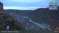 Archiv Foto Webcam Oberwesel Schönburg 04:00