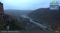 Archiv Foto Webcam Oberwesel Schönburg 04:00