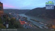 Archiv Foto Webcam Oberwesel Schönburg 20:00