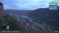 Archiv Foto Webcam Oberwesel Schönburg 06:00