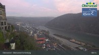 Archiv Foto Webcam Oberwesel Schönburg 07:00