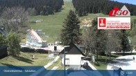 Archived image Webcam Oberwiesenthal - View of Fichtelberg Mountain 12:00