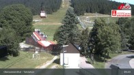 Archived image Webcam Oberwiesenthal - View of Fichtelberg Mountain 08:00
