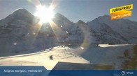 Archiv Foto Webcam Wengen - Männlichen 08:00