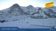 Archiv Foto Webcam Wengen - Männlichen 08:00