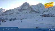 Archiv Foto Webcam Wengen - Männlichen 08:00