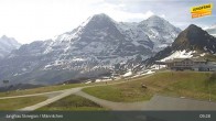 Archiv Foto Webcam Wengen - Männlichen 08:00