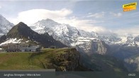 Archiv Foto Webcam Wengen - Männlichen 08:00