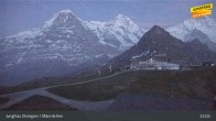 Archiv Foto Webcam Wengen - Männlichen 02:00