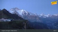 Archiv Foto Webcam Wengen - Männlichen 04:00