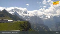 Archiv Foto Webcam Wengen - Männlichen 12:00