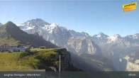 Archiv Foto Webcam Wengen - Männlichen 08:00
