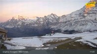 Archiv Foto Webcam Wengen - Männlichen 16:00
