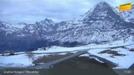 Archiv Foto Webcam Wengen - Männlichen 16:00