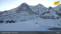 Archiv Foto Webcam Wengen - Männlichen 08:00