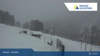 Archiv Foto Webcam Monbiel Parkplatz (Klosters) 14:00