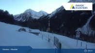 Archiv Foto Webcam Monbiel Parkplatz (Klosters) 08:00