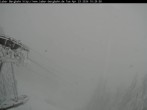 Archived image Webcam View of Oberammergau (Laber Bahn mountain station) 09:00