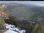 Archived image Webcam View of Oberammergau (Laber Bahn mountain station) 05:00