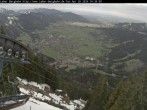 Archived image Webcam View of Oberammergau (Laber Bahn mountain station) 15:00