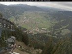 Archiv Foto Webcam Blick auf Oberammergau (Laber Bahn Bergstation) 08:00