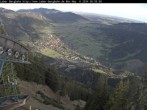 Archived image Webcam View of Oberammergau (Laber Bahn mountain station) 06:00