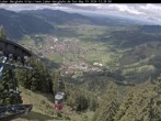 Archiv Foto Webcam Blick auf Oberammergau (Laber Bahn Bergstation) 11:00