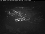 Archived image Webcam View of Oberammergau (Laber Bahn mountain station) 03:00