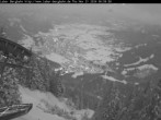 Archived image Webcam View of Oberammergau (Laber Bahn mountain station) 06:00