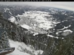 Archiv Foto Webcam Blick auf Oberammergau (Laber Bahn Bergstation) 13:00