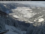 Archiv Foto Webcam Blick auf Oberammergau (Laber Bahn Bergstation) 11:00