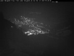 Archiv Foto Webcam Blick auf Oberammergau (Laber Bahn Bergstation) 23:00