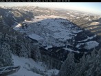 Archiv Foto Webcam Blick auf Oberammergau (Laber Bahn Bergstation) 07:00