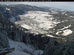 Archiv Foto Webcam Blick auf Oberammergau (Laber Bahn Bergstation) 11:00