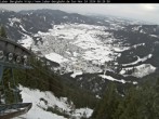 Archiv Foto Webcam Blick auf Oberammergau (Laber Bahn Bergstation) 07:00