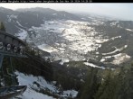 Archiv Foto Webcam Blick auf Oberammergau (Laber Bahn Bergstation) 13:00