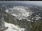 Archived image Webcam View of Oberammergau (Laber Bahn mountain station) 07:00