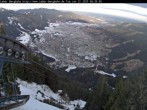 Archived image Webcam View of Oberammergau (Laber Bahn mountain station) 07:00