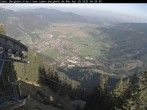 Archiv Foto Webcam Blick auf Oberammergau (Laber Bahn Bergstation) 07:00