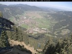 Archiv Foto Webcam Blick auf Oberammergau (Laber Bahn Bergstation) 09:00